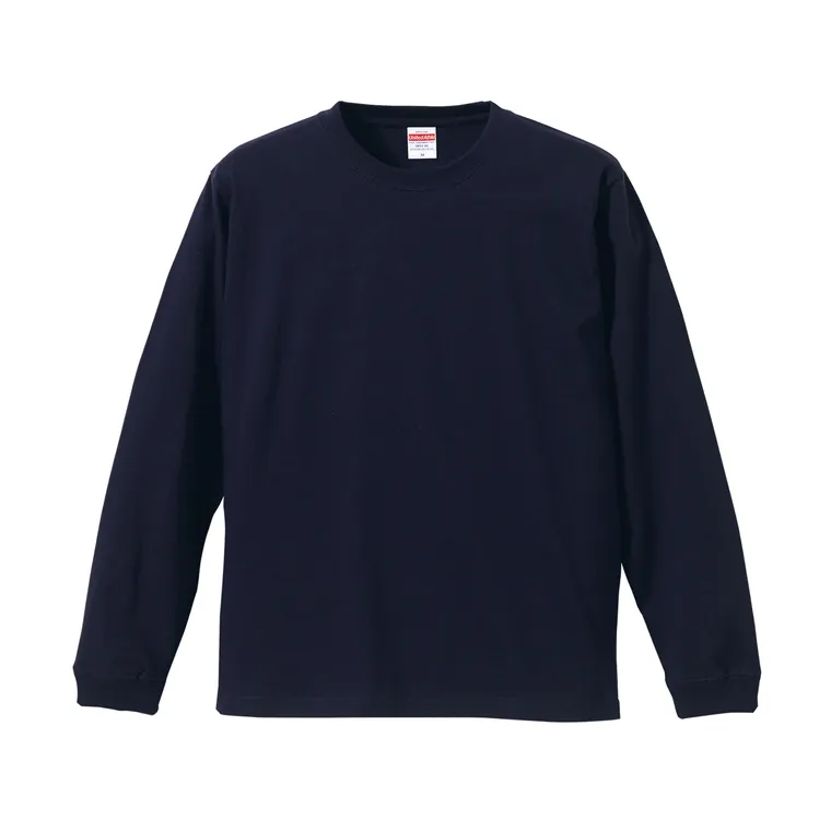 United Athle 5011-01 5.6オンス ロングスリーブ Tシャツ（1.6インチリブ）