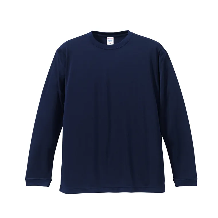 United Athle 5089-01 4.7オンス ドライシルキータッチ ロングスリーブ Tシャツ（ローブリード）