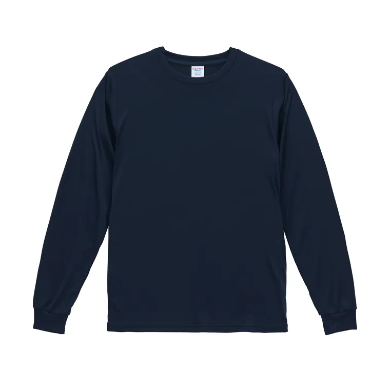 United Athle 5709-01 4.4オンス ドライスムース リサイクルポリエステル ロングスリーブ Tシャツ